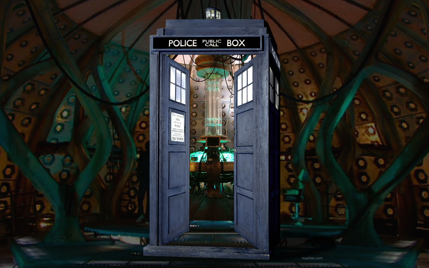 Tardis bigger inside the outside