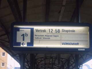 Trein naar Winschoten