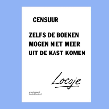 Censuur - zelfs de boeken mogen niet meer uit de kast komen