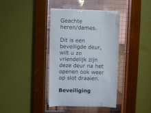 Beveiligde deur Nationaal Archief